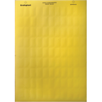 DKC Табличка маркировочная полиэстер 27х15мм, желтая